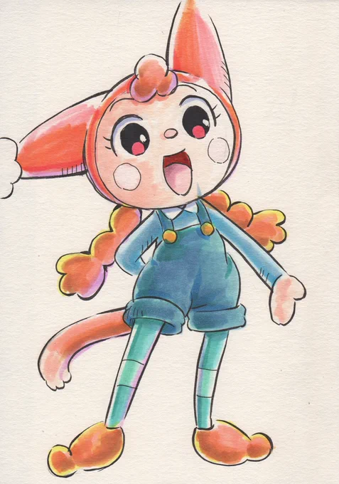 Rukaさんのオリジナルキャラ ユメちゃんです ユメちゃんライブドローイング