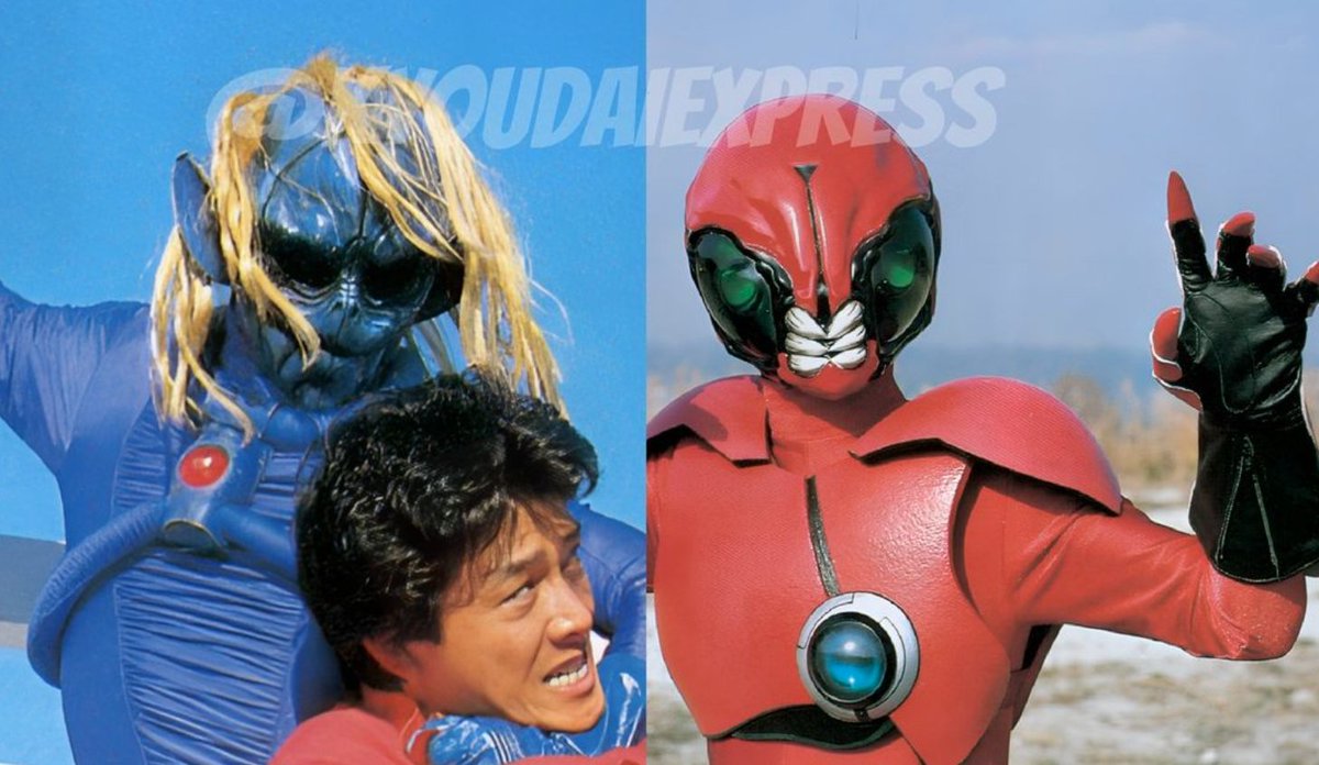 ExpressKyoudai's tweet image. Hidler Soldiers (#CHANGEMAN) or Zolos (#FLASHMAN)? Which one is scarier??