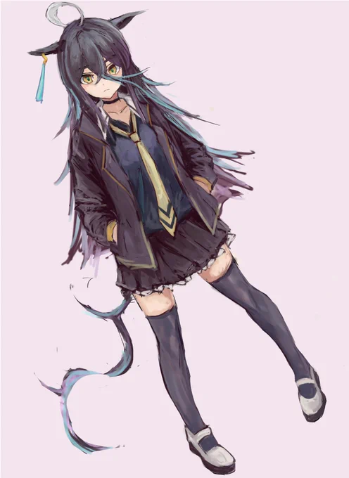 ニーソにしたマンハッタンカフェ 