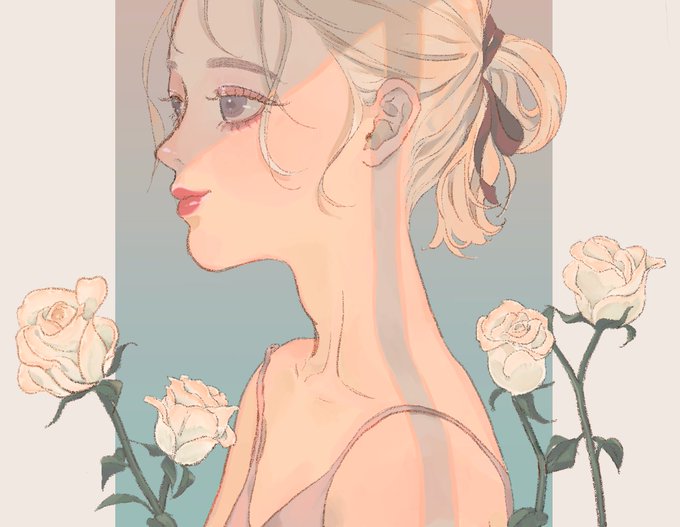 「1girl flower」 illustration images(Latest)