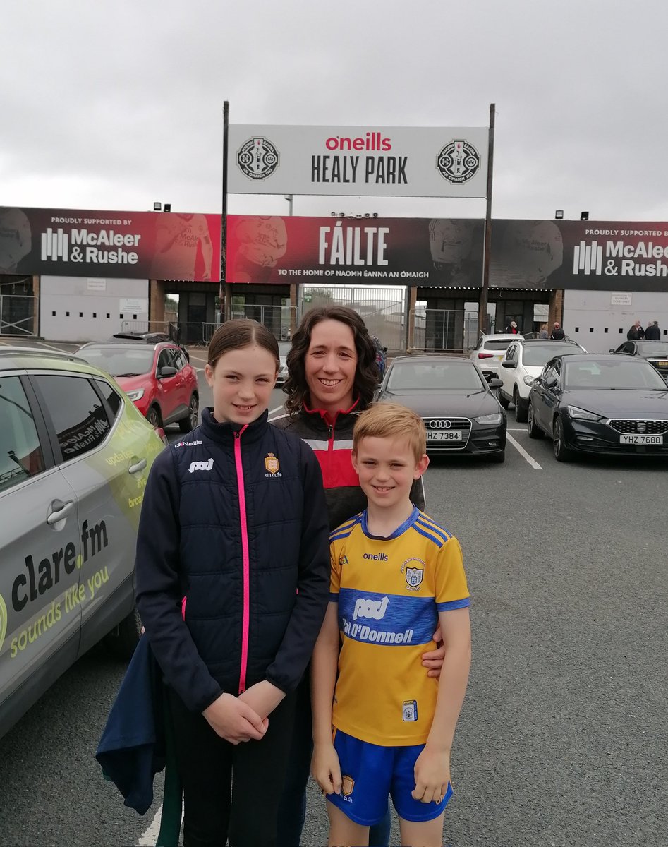 Tyrone v Clare in Healy Park. I'm outnumbered today! <a href="/TyroneGAALive/">Tyrone GAA</a> <a href="/GaaClare/">Clare Gaa</a>