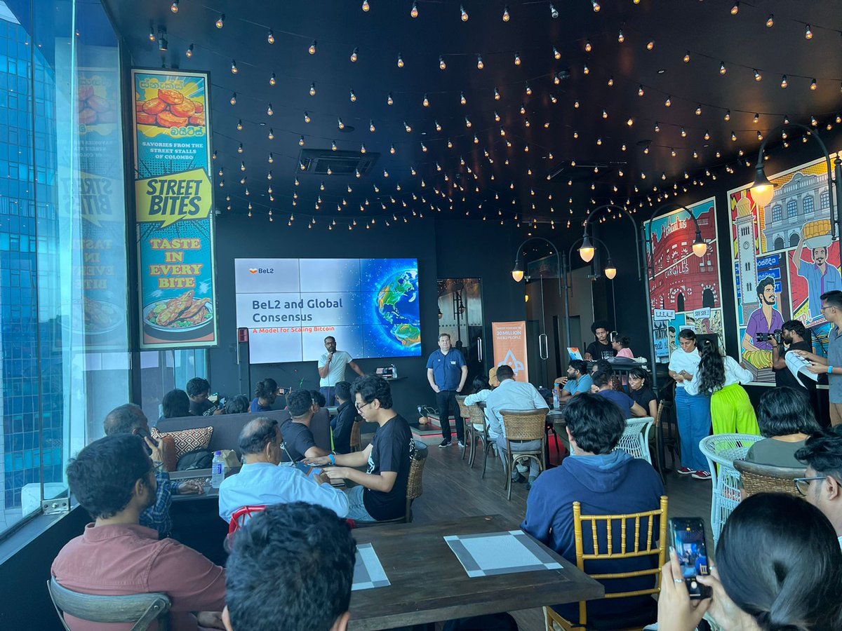 jayathdesilva's tweet photo. Had a great time at the  #CeylonOnChain.  Huge thankz to @1AssetExchange @AdPodxyz @YeloPlay @BrothersHoodDAO  @zk_agi @ElastosInfo and @CeylonCash for making this an unforgivable experience! https://t.co/ClgXiaClYn