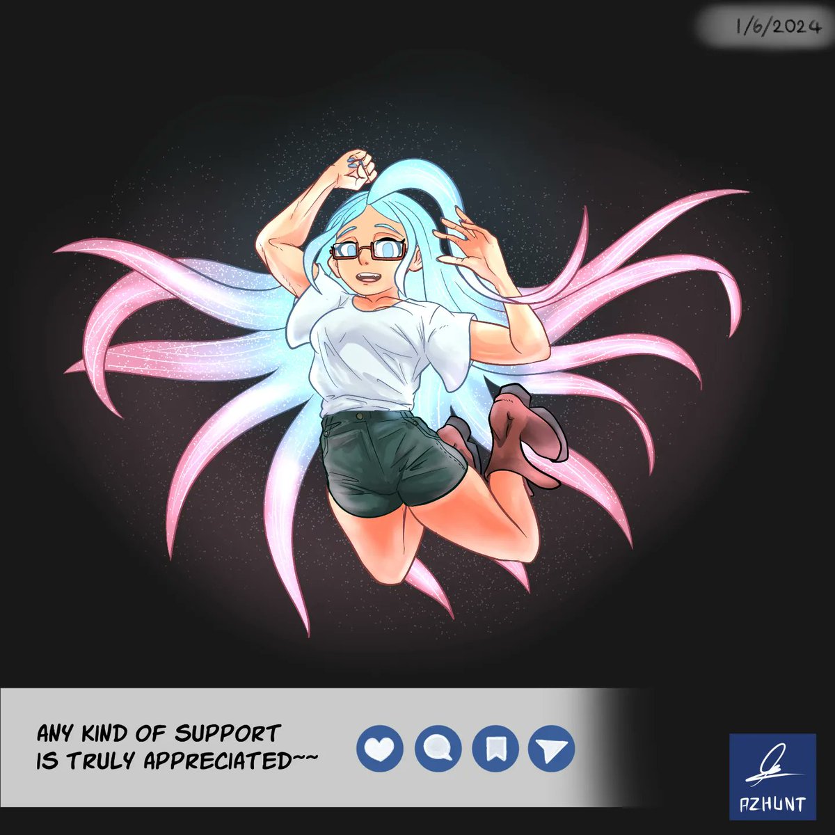 Lord_Azhunt's tweet photo. My OC, Marina.
.
Am I in trouble?🙃
Finally, I able to nailed this illustration. 
Me joining this curtaincallreduxchallenge on Insta.

.
.
.
Support me at-
Ko-fi - Azhunt
Or
You may commission me to show some artist support!  
#イラスト   
#artistofmalaysia
#curtaincallchallenge https://t.co/uGATWUh3XB