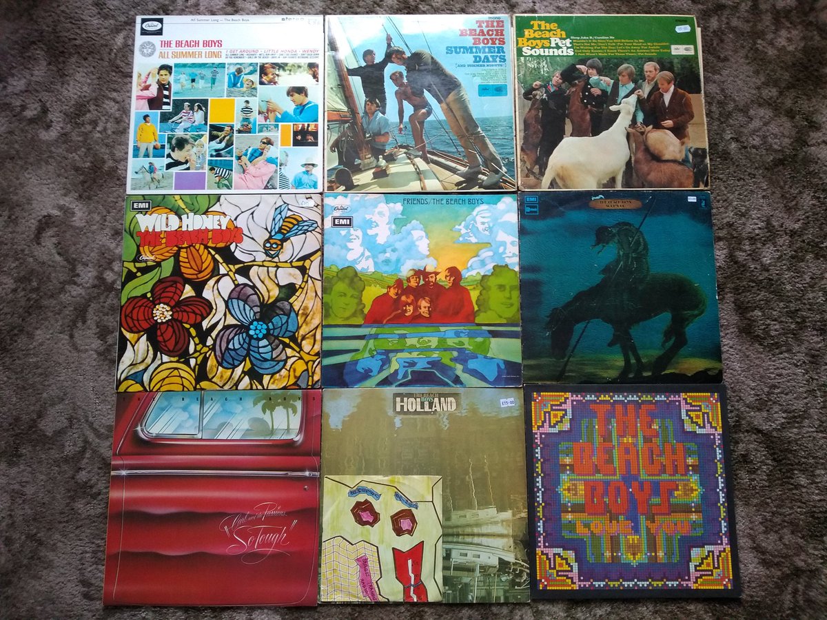arl2839's tweet photo. Three months ago I had never owned a Beach Boys record. Now I have this collection, with at least three more on the shopping list. https://t.co/CO5BOmD7w9