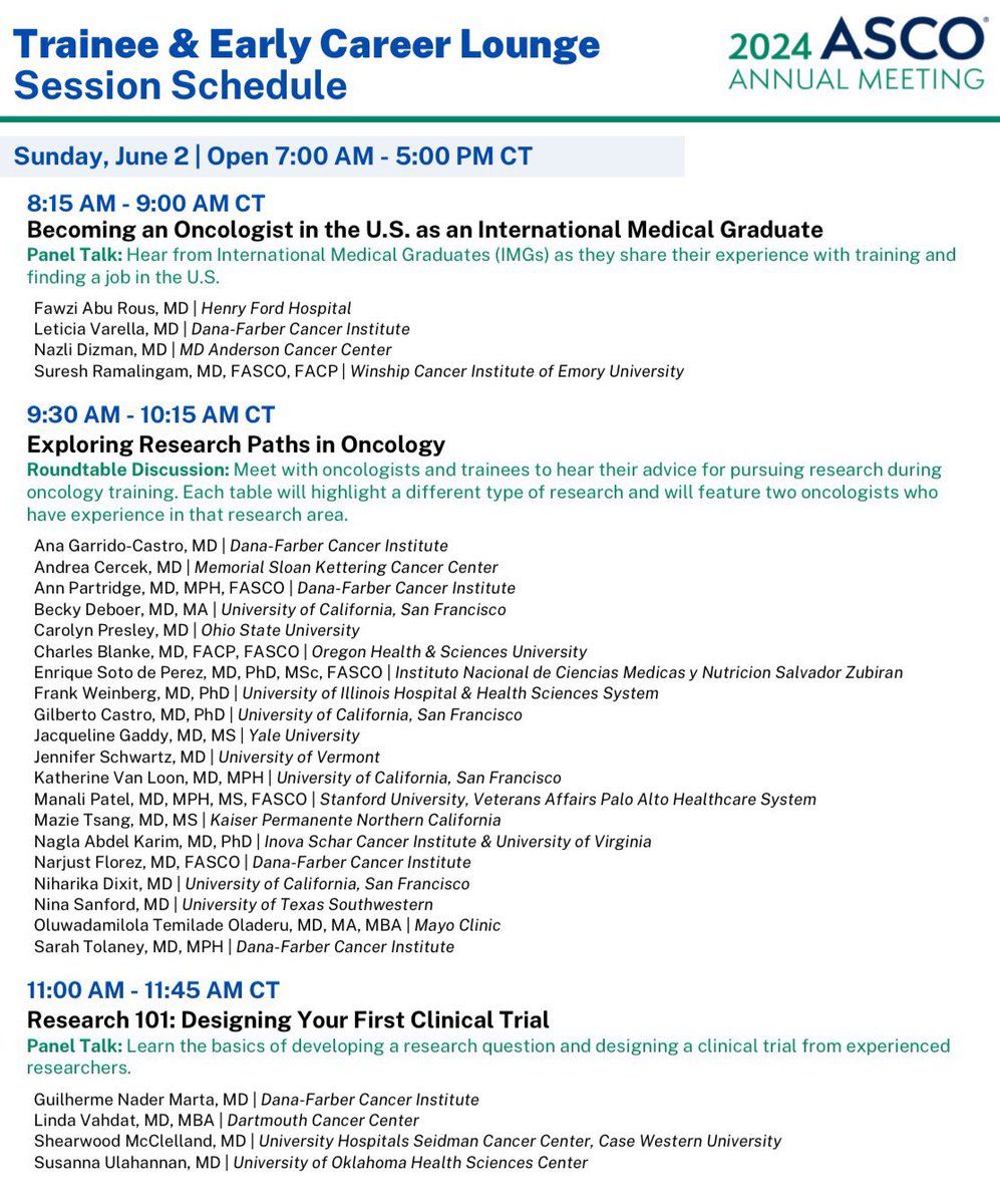 Guilherme Nader Marta (@guinadermarta) on Twitter photo “Research 101: Designing Your First Clinical Trial”
Don’t miss our panel on Sunday 6/2 from 11:00-11:45AM at #ASCO2024 
<a href="/DFCI_BreastOnc/">Dana-Farber’s Breast Oncology Center</a> 
<a href="/ASCO/">ASCO</a> <a href="/ASCOTECAG/">ASCO TECAG</a> 
<a href="/OncoAlert/">OncoAlert</a> “Research 101: Designing Your First Clinical Trial”
Don’t miss our panel on Sunday 6/2 from 11:00-11:45AM at #ASCO2024 
<a href="/DFCI_BreastOnc/">Dana-Farber’s Breast Oncology Center</a> 
<a href="/ASCO/">ASCO</a> <a href="/ASCOTECAG/">ASCO TECAG</a> 
<a href="/OncoAlert/">OncoAlert</a>