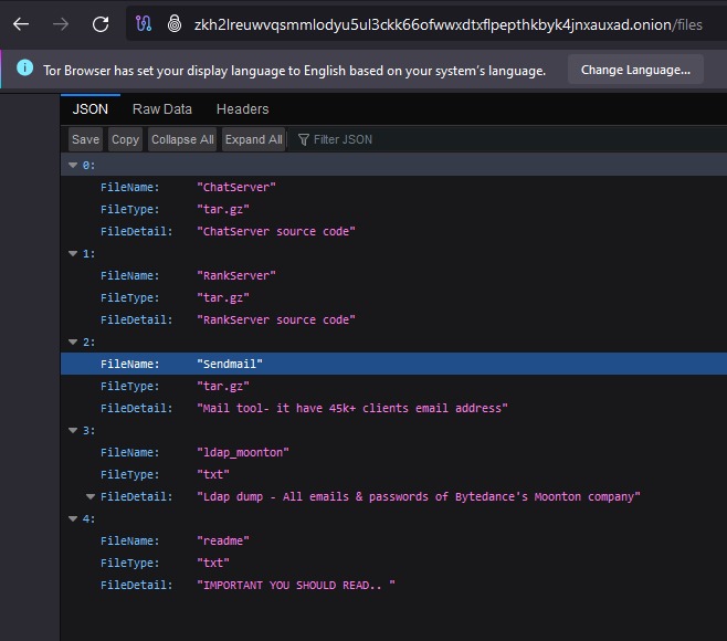 DinaKerno's tweet photo. Bytedance's Moonton hacked! Check out the small portion of leaked files here: https://t.co/kIfEpZDZZl…… 

@vxunderground

@vxdb

@DarkWebInformer

@akaclandestine

@UK_Daniel_Card

#MoontonHacked #Moonton #MobileLegends https://t.co/SCBZf3upx5