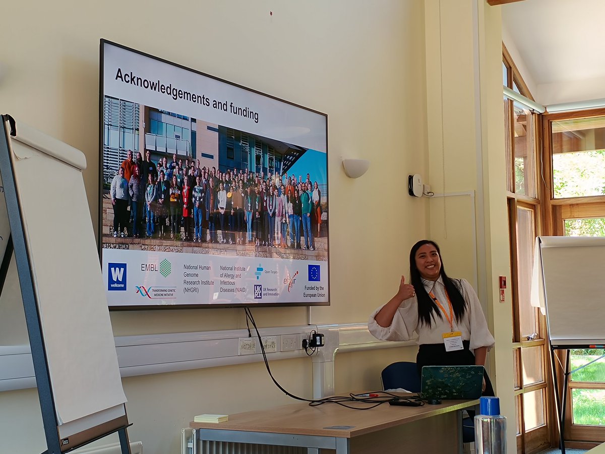 FungiDB (@fungidb) on Twitter photo Kicking off Day 1 of the <a href="/ConnectingSci/">Wellcome Connecting Science</a> #Fungal #Pathogen Genomics course in Hinxton, UK with presentations from #FungiDB <a href="/MycoCosm/">MycoCosm</a> <a href="/yeastgenome/">SGD Project @yeastgenome@genomic.social (bsky too)</a>, <a href="/ensembl/">Ensembl</a> and #Candida genome database <a href="/engageWCS/">Wellcome Connecting Science Engagement and Society</a> <a href="/eventsWCS/">Wellcome Connecting Science Learning and Training</a> Kicking off Day 1 of the <a href="/ConnectingSci/">Wellcome Connecting Science</a> #Fungal #Pathogen Genomics course in Hinxton, UK with presentations from #FungiDB <a href="/MycoCosm/">MycoCosm</a> <a href="/yeastgenome/">SGD Project @yeastgenome@genomic.social (bsky too)</a>, <a href="/ensembl/">Ensembl</a> and #Candida genome database <a href="/engageWCS/">Wellcome Connecting Science Engagement and Society</a> <a href="/eventsWCS/">Wellcome Connecting Science Learning and Training</a>