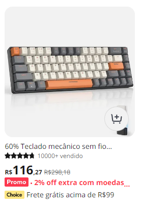 krlozjunior's tweet photo. 🚨Melhor preço já visto do Teclado mecânico sem fio Bluetooth 60% K68 https://t.co/kNLxNpQ7vW
https://t.co/kNLxNpQ7vW
https://t.co/kNLxNpQ7vW
Outras promos⬇️ 
https://t.co/bz9CthBm2s 
https://t.co/bz9CthBm2s 
https://t.co/bz9CthBm2s
Mostrar menos https://t.co/RaG24pSAfu