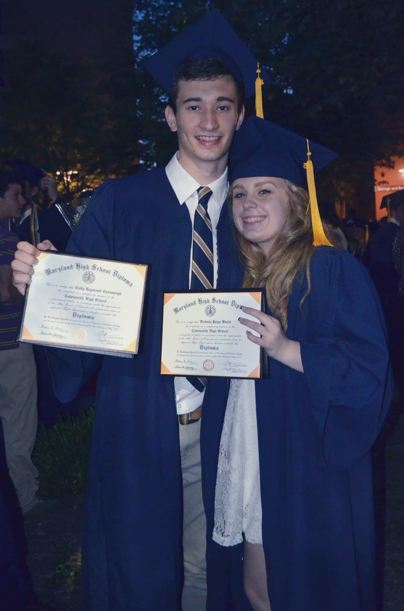 9 years ago my boyfriend at the time and I graduate from Catonsville. We are now married! Yesterday, the little person who made me a big sister officially walked across that stage! It has been such a busy last 2 weeks celebrating you. Proud is an understatement. #bcpsgrad