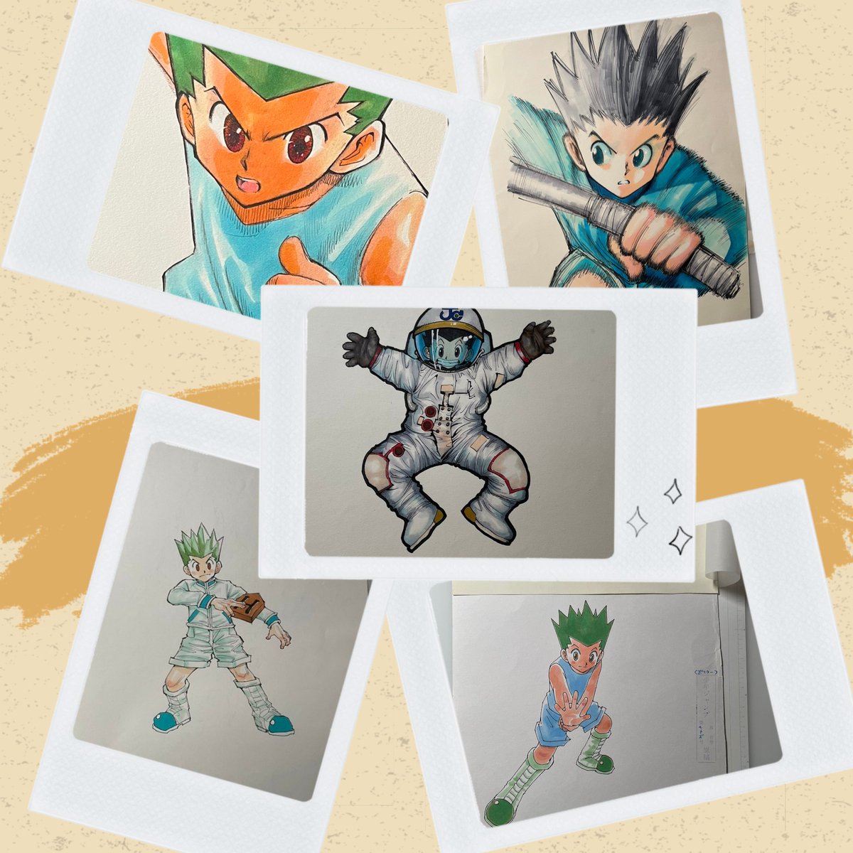G_Hn52's tweet photo. @Un4v5s8bgsVk9Xp "This is the fifth time you have posted a picture of the legendary hero Gon." https://t.co/pLr3wnUltX