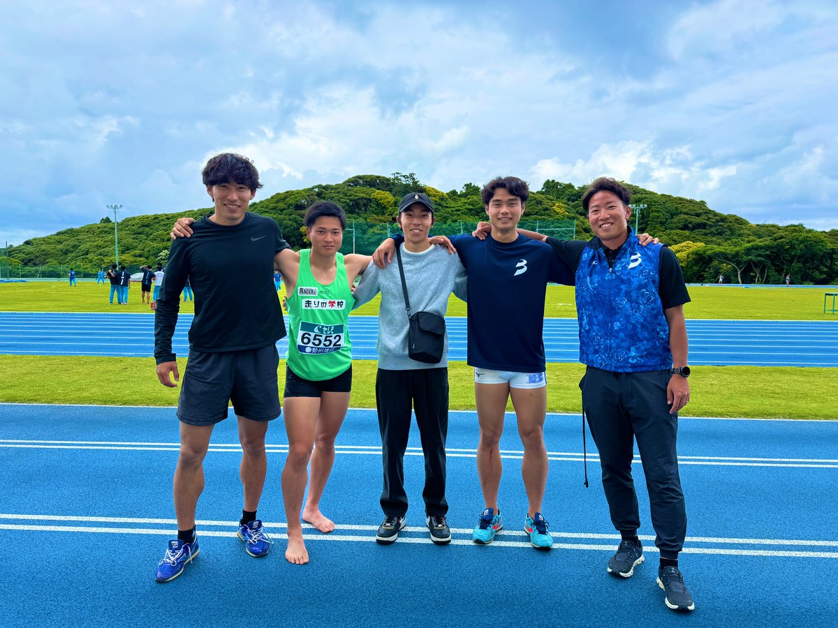 shinyamada_jump's tweet photo. 山浦の8m13から5日。
いつも一緒にやってきた仲間が跳んだことでみんなに火がつきました。
日本選手権は4名出場できそうです。
◾︎山浦 8m13
◾︎外川 8m05
◾︎新留 7m85
◾︎工藤7m80
出場することが目標ではないので最高の結果を求めて1ヶ月集中します。
少しずつ強い走幅跳チームになってきました https://t.co/FGzXiTVAiA