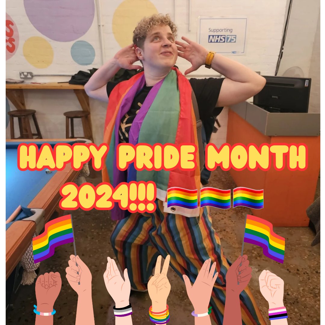 RollForShow's tweet image. HAPPY #PRIDEMONTH2024!!!
The #rollforinitiativeshow team are proud to support #pride and the #lgbtqia community, and provide a safe space for all at our shows!
Here's Hazel when we performed on Northern Pride Day 2023!
#loveislove #lovewins #pride2024