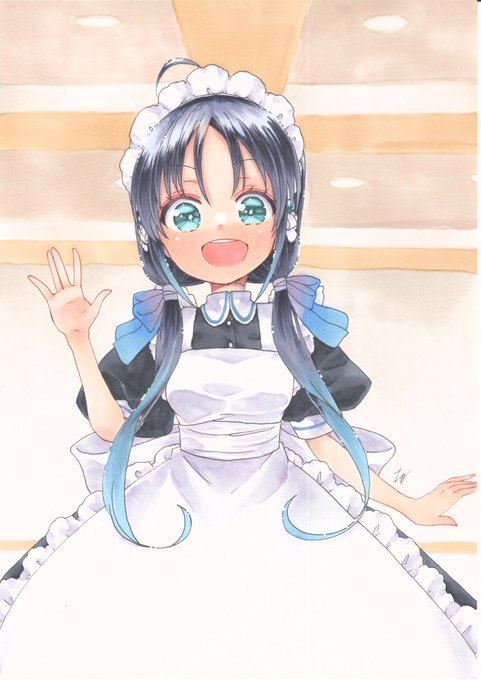 「maid apron ribbon」 illustration images(Latest)