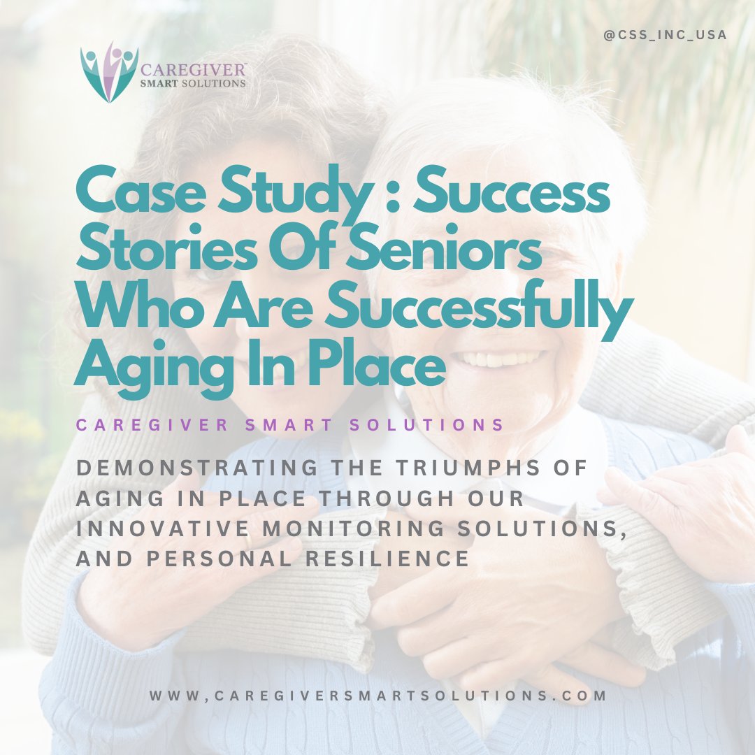 Learn more about how our technology can support you or your loved ones in leading an independent and fulfilling life. 

Read the full blog post here: caregiversmartsolutions.com/post/case-stud…

#AgingInPlace #SuccessStories #SeniorLiving #CaregiverSupport #aginginplace #aginginplacetech