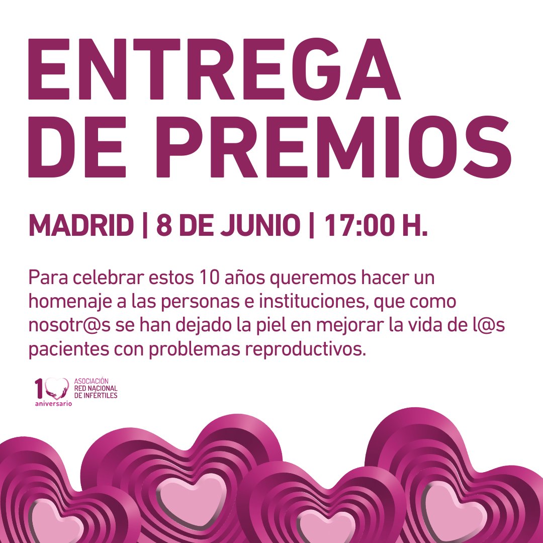 Ven a compartir una tarde con nosotras para conmemorar nuestro 10º aniversario🎉

🥳Ven el 08/06 a Madrid para disfrutar de una tarde llena de emociones. Escucha historias inspiradoras y disfruta de un podcast en vivo entre otras muchas cosas

Inscríbete!🔗bit.ly/4dqiDqY
