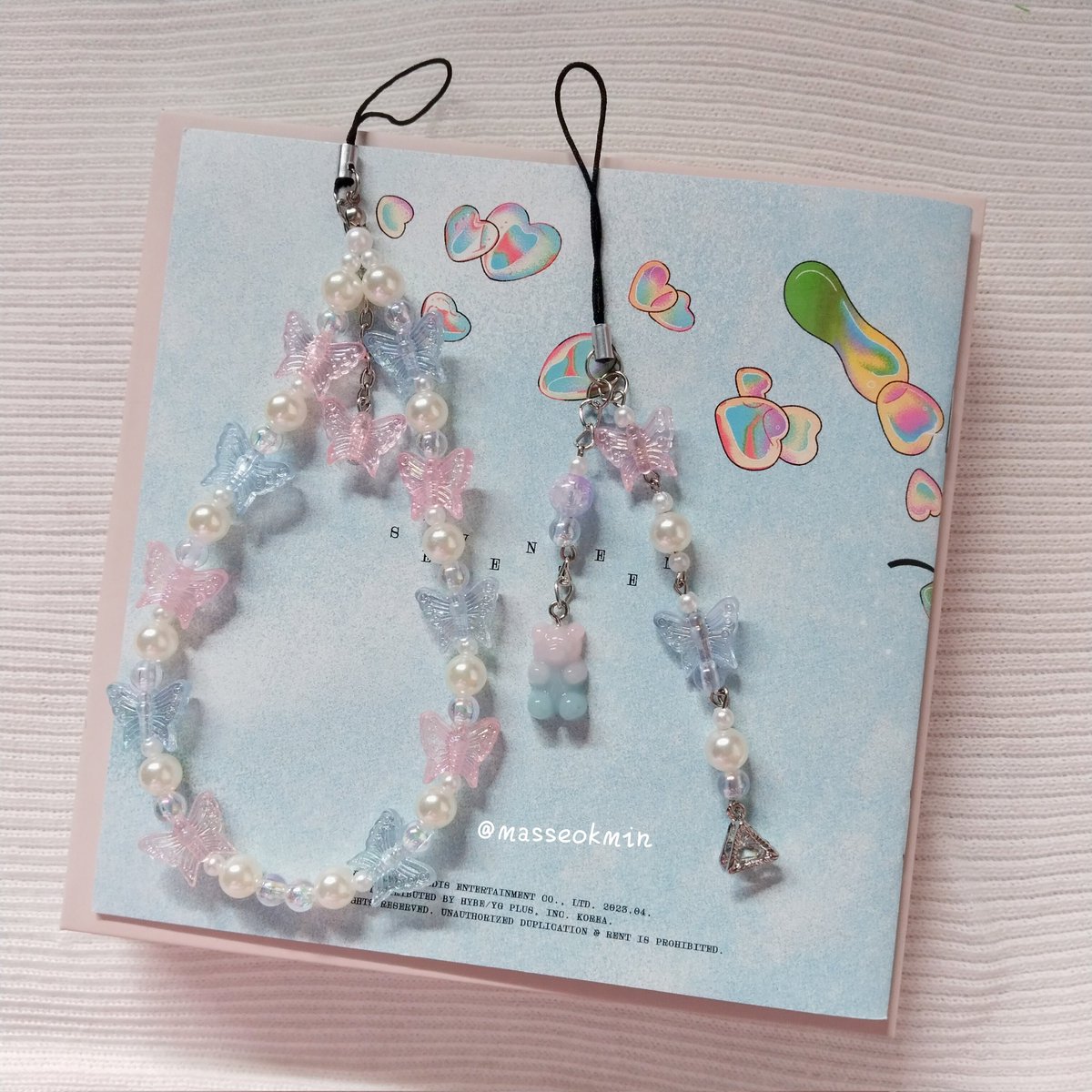 masseokmin's tweet photo. [help rt/like] 💭

𖠵 interest check !!

halo aku rencananya mau open po phone strap &amp; phone charm  rqs ini, harganya 15.250 - 17.300  𖢷 

if u are interested, please rep ur @ yaaa ୨♡୧ https://t.co/wLSkn7pszB