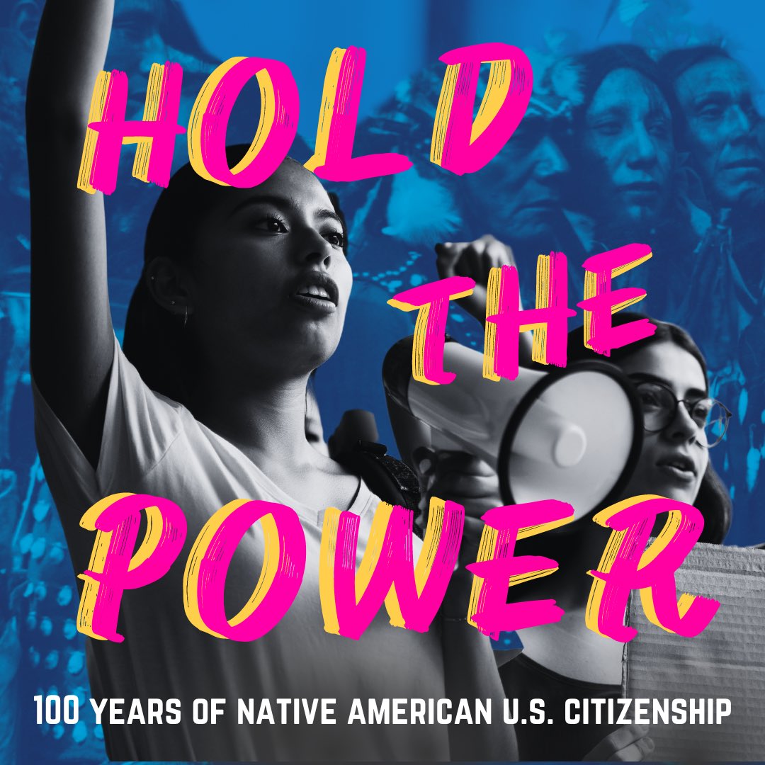 Supernance2's tweet photo. Native peoples were conferred U.S. citizenship 100 yrs ago. After 40 more yrs, all Natives secured the right to vote.
With that power, we’ve protected our homelands &amp; communities.
Learn more: https://t.co/xp7EIF8qmt
Follow: @IllumiNative @NDNrights @NativeOrganizer https://t.co/oRl0J9yb5J