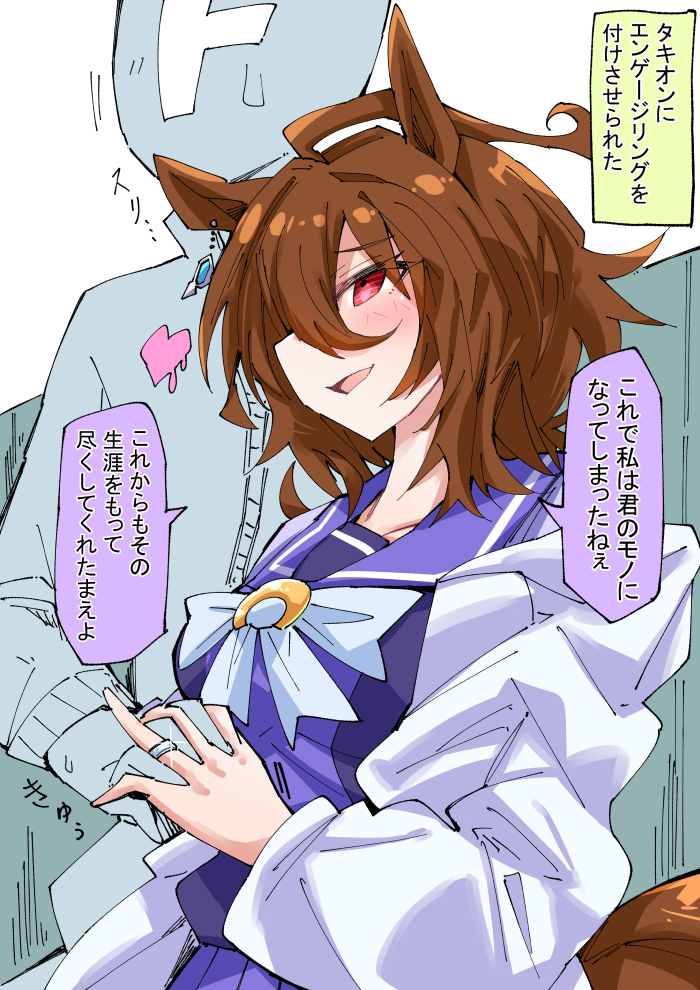 タキオンと指輪

#ウマ娘 
