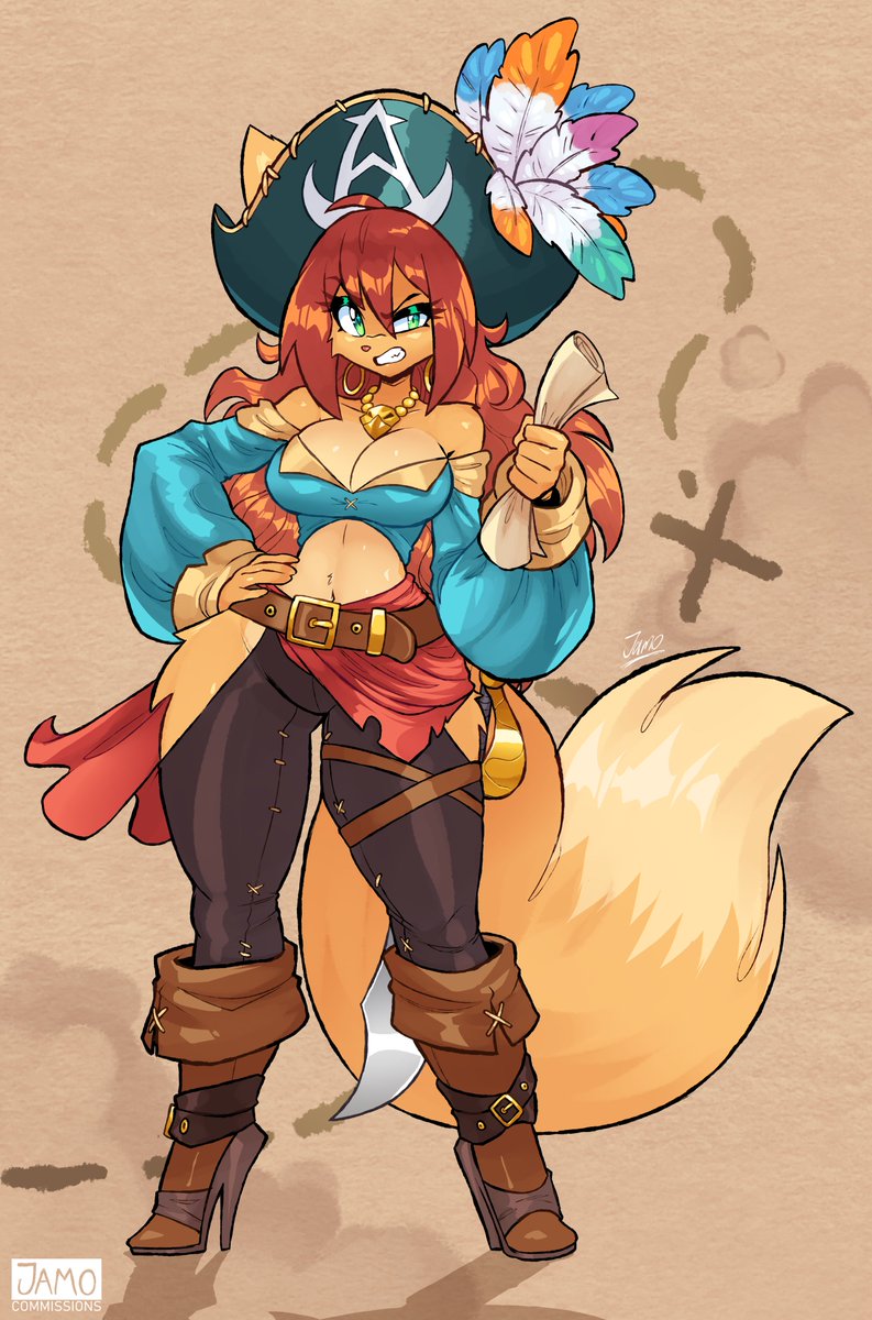 Pirate Scarlett comm ARRRRRH!!!