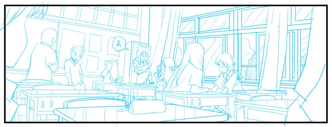 下書きで描き込み過ぎて、ペン入れが怖くなったコマです。φ(`・ω・';) 