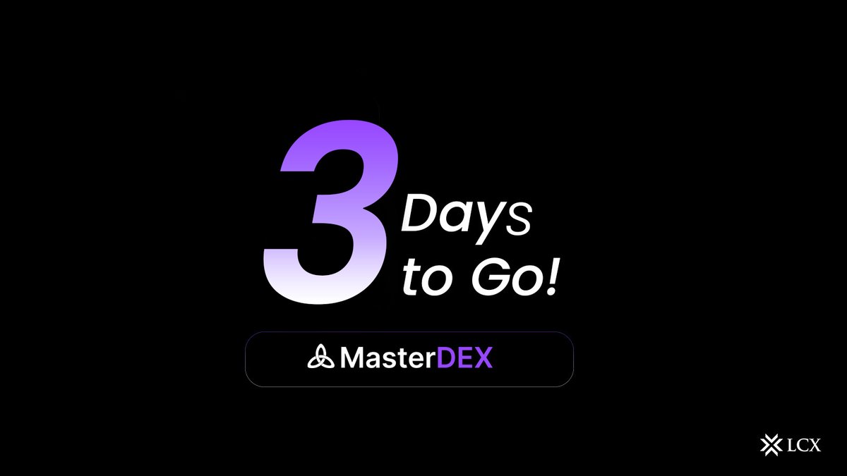 lcx's tweet image. 🚀 Don't miss the $MDEX Public Sale on June 5th, 2024! 

🌟 Get ready now and Register today - exchange.lcx.com/register

#CryptoSale #Blockchain @MasterDEX_xyz #PublicSale