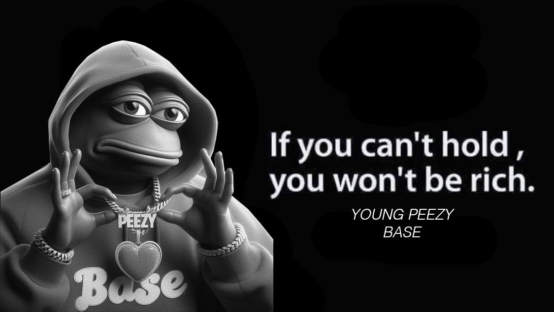 BlueHaven_Life's tweet photo. Next leg up on $Peezy on base is going to be epic! So much in the pipeline and marketing geared towards #base onchain summer.

The chart is screaming BUY! Don't let this opportunity pass

"Young Peezy" is Pepe's official alternate persona given to him by his creator Matt Furie in the “Boy’s Club” comics. Just like:

Superman = Clark Kent 
Jay-Z = Shawn Carter

$Pepe 7 Billion mcap his alternate persona $Peezy 5 million mcap....lives are gonna change

Proof: https://t.co/AgFEbvn6oE
Main Tg: https://t.co/IYTWmo2HiG
Website: https://t.co/E9NAp3t551
Chart: https://t.co/9q3d1C0Y91…
Meme Gallery: https://t.co/yLPtcaxlHS…
Album Links:
https://t.co/Ov8FEl634X…

https://t.co/47zyiiaUBp…
CA: 0x1b6a569dd61edce3c383f6d565e2f79ec3a12980

$ANDY $PEPE $ROOST $BRETT $BOYS $KEYCAT $OKAYEG $BTBC $BOOMER $CHOMP $USA

@Youngpeezy_pepe
#peezybase #memecoins #crypto #pepecoins #pepeonsol #BaseChain
