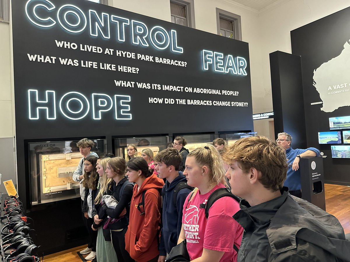 What a day!  Our first full day in Sydney included a coach tour &amp; walking tour of downtown Sydney.  We took a ferry ride past the Sydney Opera House, looked out over Sydney from the Sydney Sky Tower, &amp; toured the Hyde Park Barracks.