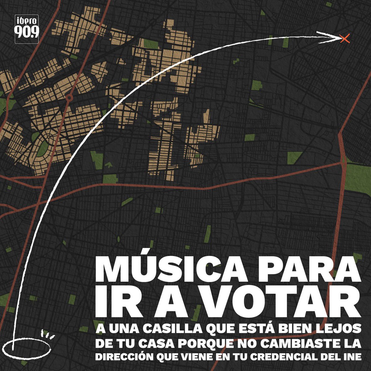 Ibero909FM's tweet photo. ¿No cambiaron su domicilio y su casilla está a dos horas de su casa? 🥸 Les dejamos esta playlist para que les sea leve el camino: https://t.co/qLmUL9neg6 #elecciones #voto https://t.co/xC4Www7akw