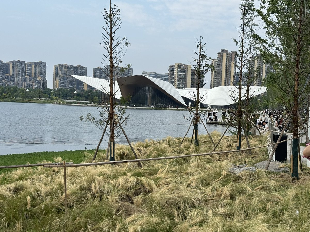 NavidNotty's tweet photo. Mind blowing piece of architecture, Chengdu https://t.co/LM4OKwE4PH