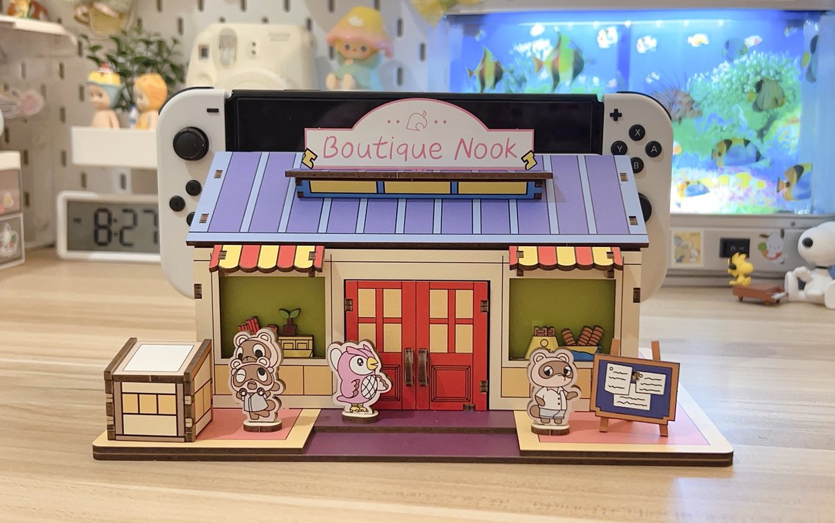 my animal crossing nintendo switch dock cover ⛱️