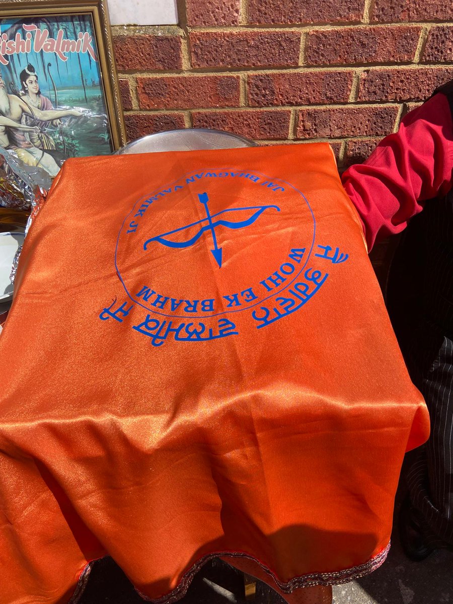 QPCOBEDFORD's tweet image. Delighted to be invited 2  #Flagceremony Bhagwan Valmiki Sabha Bedford,  a beautiful tradition followed every year. We delighted to be working with the women Bhagwan Valmiki Sabha Bedford  at as part of our building capacity in the community. #BuildingResilience #weareqpco