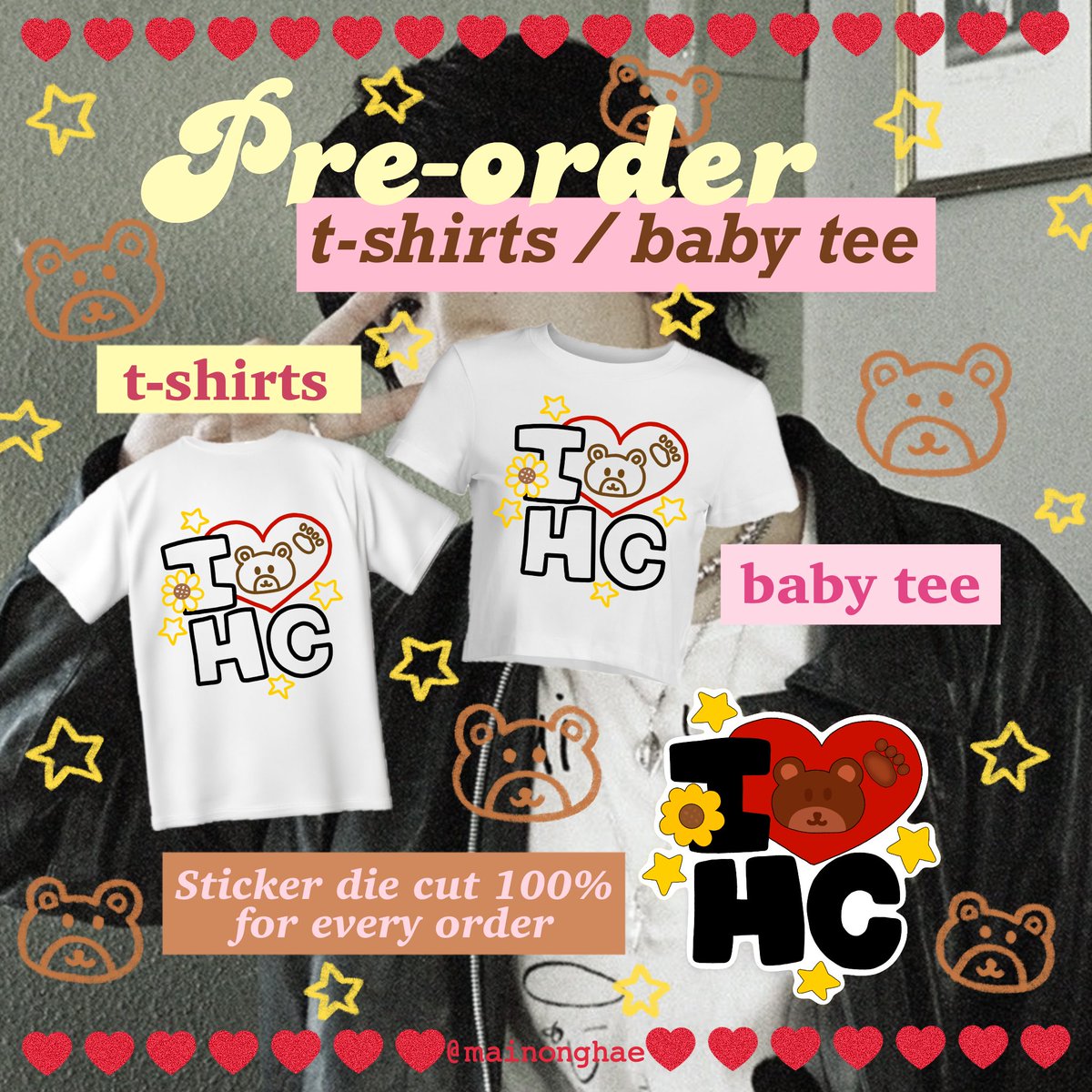 mainonghae's tweet photo. pls rt สุ่มแจก 1 ตัว

มีใครสนใจเสื้อ I♥️HC มั้ยคะ ถ้าคนสนใจเยอะจะมาเปิดพรีให้คับ มีเสื้อทั้งสองแบบเลย
แถมสติ้กเก้อให้ทุกออเดอร์ด้วยคับ ใครสนใจรบกวนกดเฟบให้หน่อยค้าบ 🙌🏻

 #ตลาดนัดnct #ตลาดนัดnctdream 
#NCTDREAM_THEDREAMSHOW3_IN_BKK 
#NCTDREAM_THEDREAMSHOW3inBKK https://t.co/txXhhmmxvt