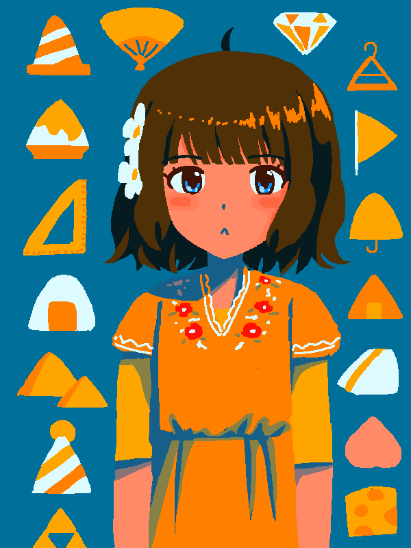 周防桃子 「」|⌒ ⌢のイラスト