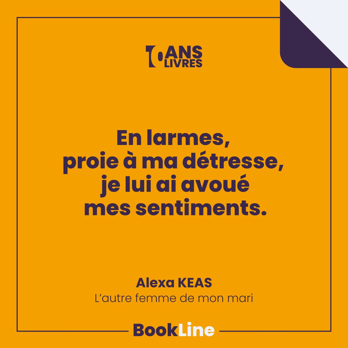 Cast30go's tweet photo. Aux aveux les plus ....
#10Ans10Livres #BookLine https://t.co/0zhA3E2nhx
