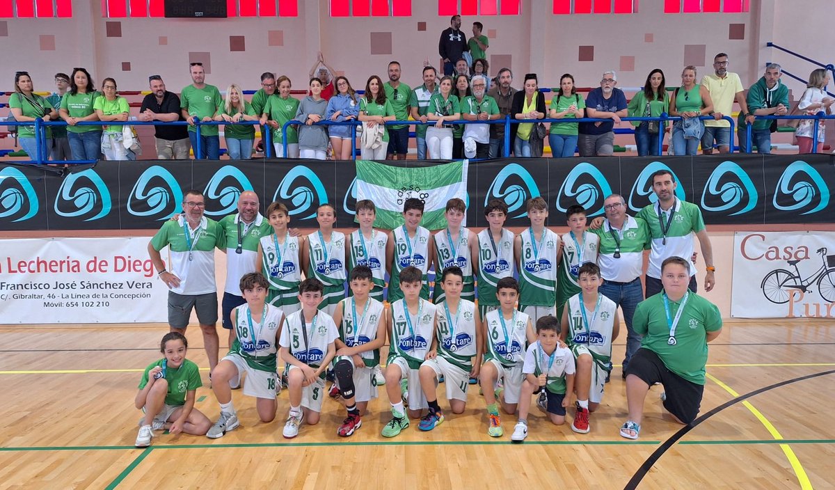 adesa80balonces's tweet photo. El MINI MASCULINO termina en 6° posición su participación en el #CADEBAMM2024 
Magnífico campeonato el de nuestros chicos, poniendo la guinda a una temporada fantástica en la que han competido a gran nivel Enhorabuena!!!💚

#sentimientoverdiblanco  @aguasfontarel @fundunicaja https://t.co/edMDuo24Qj