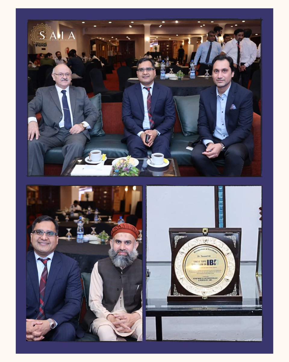 We at SAIA are proud to have collaborated in Lahore, Pakistan on a unique case-based symposium on #IBD, a disease growing rapidly in #SouthAsia. Special thank you to Dr Tauseef Ali, Dr Junaid Mushtaq & Prof Ghias Un Nabi Tayyab for their contributions to this important event 🌟