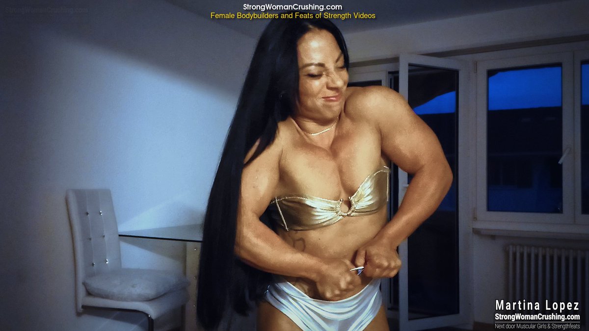 CrushingWoman's tweet photo. Martina Lopez Crush Metal with Her Superhuman Strength!:
https://t.co/4MJkuwWNnu
Martina uses her big strong muscles and bends some metal bars
#musclegirl #musclegirllove #femalemuscle #femalemuscles #featsofstrength #MuscleFlex #StrengthQueens #BarBendingBeauties https://t.co/4MxeijiOtp