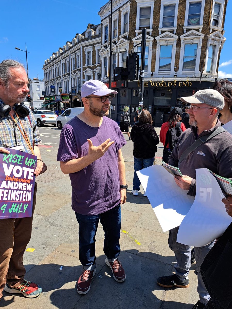 AF4HSP's tweet image. Great morning out in Camden Town talking to people about the campaign.

It’s time to reject leaders who ignore the people they’re meant to serve, who behave as if they’re untouchable.

#AF4HSE #AndrewFeinstein4HSP #UnseatStarmer #GetStarmerOUT #IndependentsDay #Camden