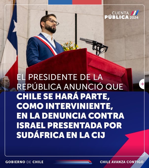 Exijamos que <a href="/BArevalodeLeon/">Bernardo Arévalo</a> también se sume a la denuncia por genocidio contra Israel presentada por Sudáfrica. Guatemala sabe qué es un genocidio y su debe es combatir ese crimen en el mundo entero.