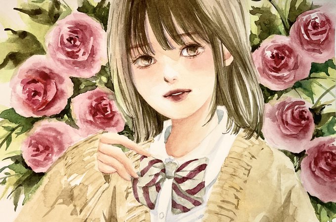 「1girl flower」 illustration images(Latest)