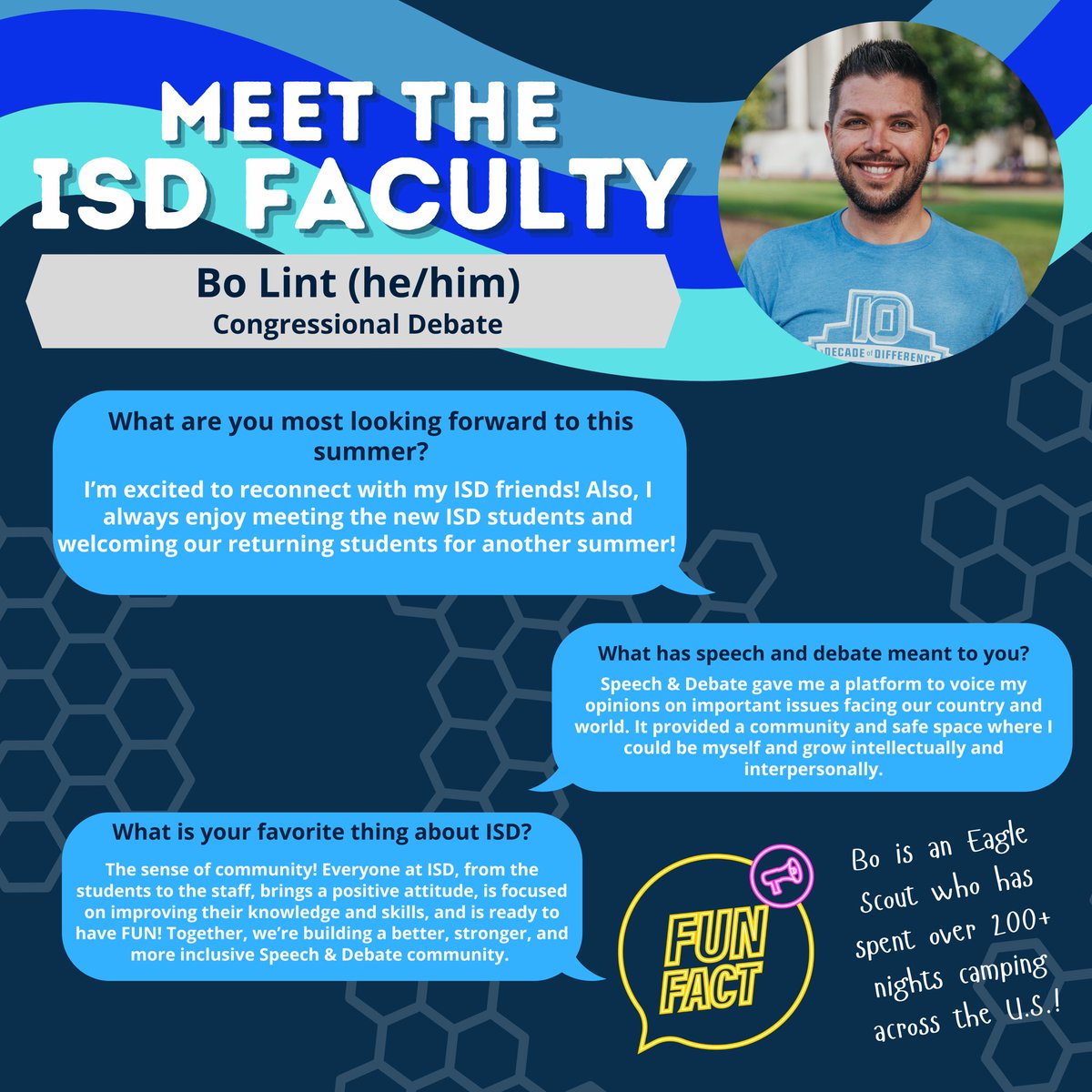 There’s still time to sign-up to work with our championship faculty like Bo Lint 🏆 Head to ispeechanddebate.com and enroll now!