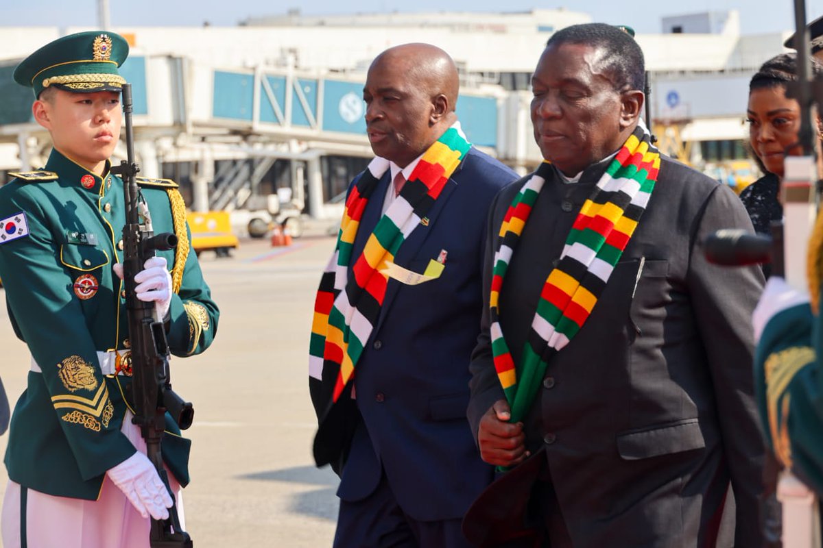 Honoured to join fellow African leaders at the South Korea – Africa Summit, focusing on “Shared Growth, Sustainability and Solidarity.” We will sign crucial agreements to boost Zimbabwe’s economic agenda, drawing lessons from South Korea’s remarkable growth. Working together, we