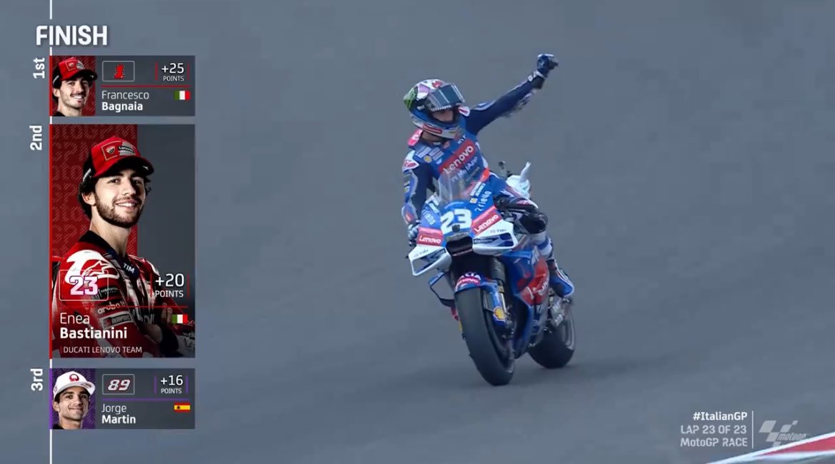MotoetGPaddict's tweet image. Ça c’est le Bastianini qu’on veut voir