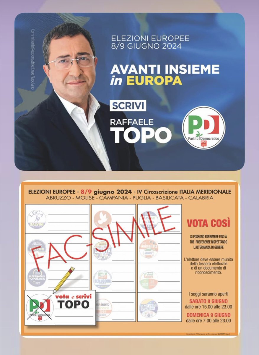 giuseppebros's tweet photo. Io la faccia la metto sempre, qualcun'altro si cela sempre dietro una maschera per farsi poi, puntualmente smascherare !!!

#europee2024
#iovotoLelloTopo
#PD
@LelloTopo 
@sbonaccini 
@pdnetwork 
@ellyesse 
@Deputatipd 
@pdcampania 
@pd_napoli 
@guerini_lorenzo https://t.co/NnrtbQodTZ