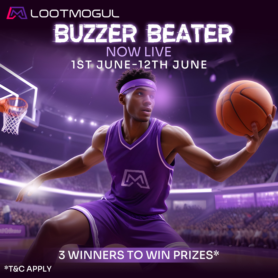 LootMogul's tweet photo. Play here: https://t.co/c2e8I9KjfO
Join the Buzzer Beater contest, NOW LIVE! π
From 1st June to 12th June, compete for a chance to be one of 3 lucky winners to win exciting prizes!
*T&C apply
#BuzzerBeater #BasketballContest https://t.co/euLjv6UbR9