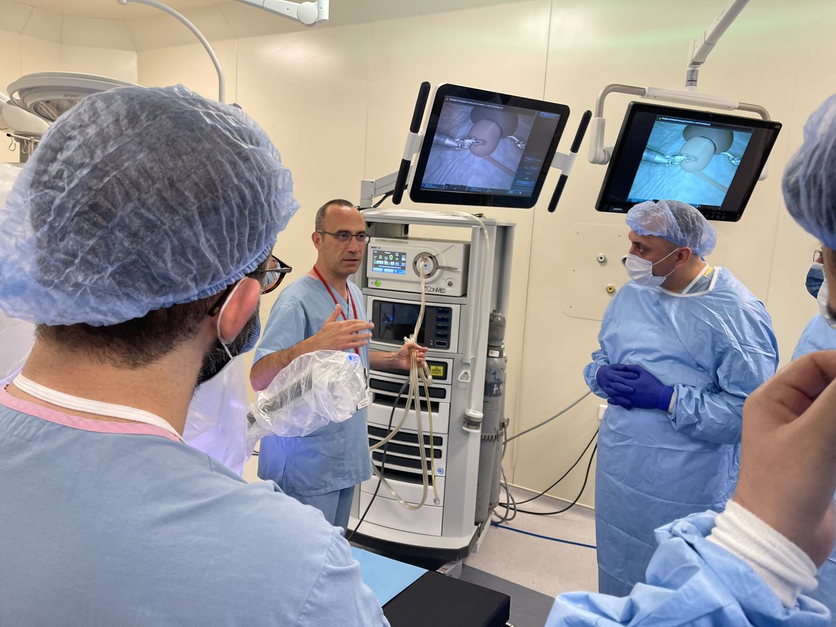erdemcanda's tweet photo. Today, we had a wonderful course at @RMKAIMES Training Center in Istanbul!

1.Lap training box EBLUS
2.Lap porcine model PN &amp; nephrectomy using Baxter
Hemopatch &amp; Floseal &amp; @ConMedAirSeal 
3.Da Vinci basic course 

Thanks to all participants!
@YasarYozgok 
@urodrya 
@turkurolap https://t.co/e83evjsfga