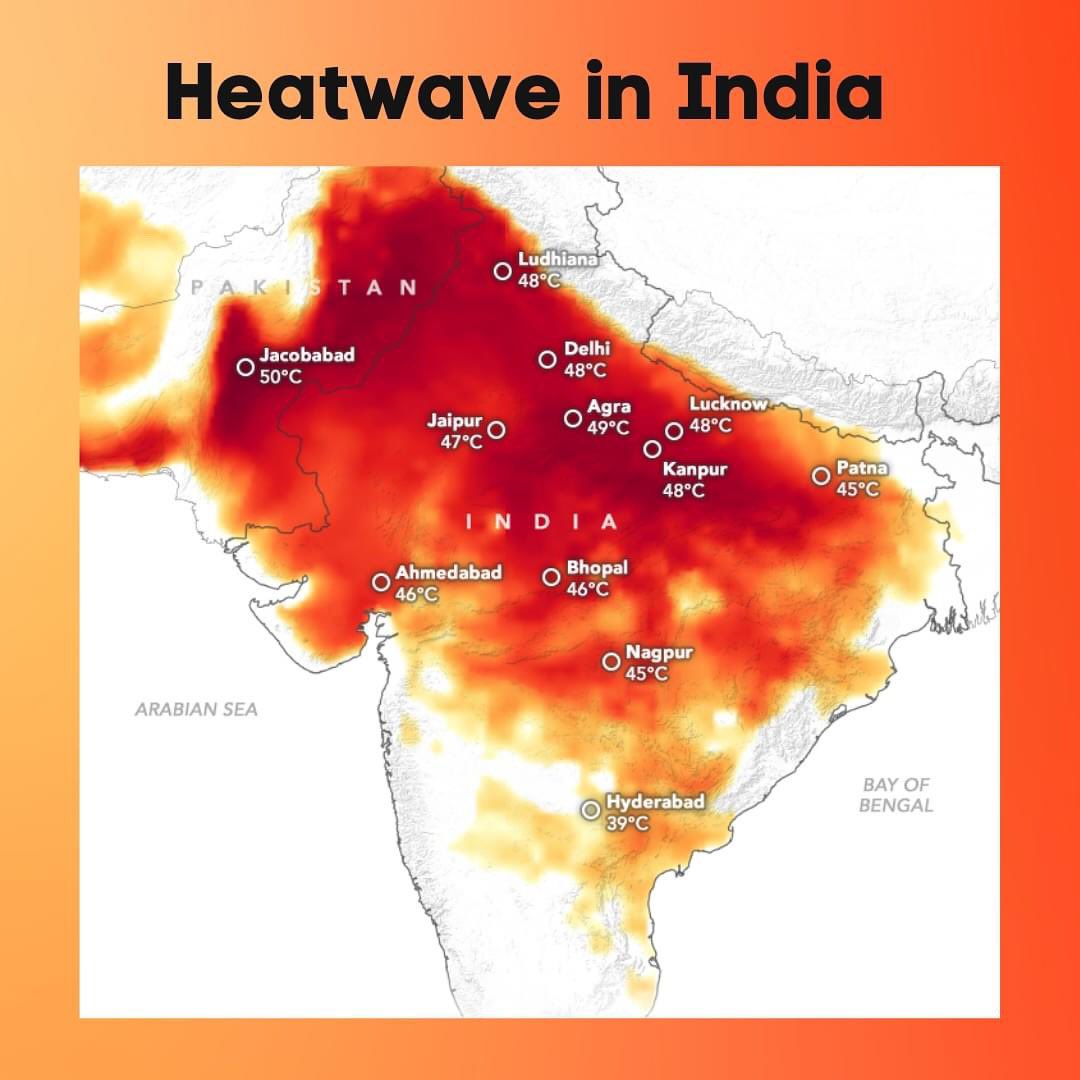 ShaktiFIndia's tweet photo. With extreme temperatures in our continent, let’s protect ourselves from the heatwave and take active steps to prevent global warming. 🌡️🌏

#heatwave #climatechange #extremetemeperature #indiaforecast #beattheheat #precautions #pledgetoplant #sustainability #makingadifference https://t.co/0GgObuLp6j