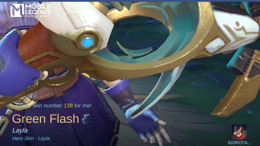 BostonRob9's tweet photo. I just obtained a new skin Green Flash in Mobile Legends: Bang Bang! Let's face off against the world's best MOBA players together! 
https://t.co/eXzPVbVvzl https://t.co/32WfaYe9jU