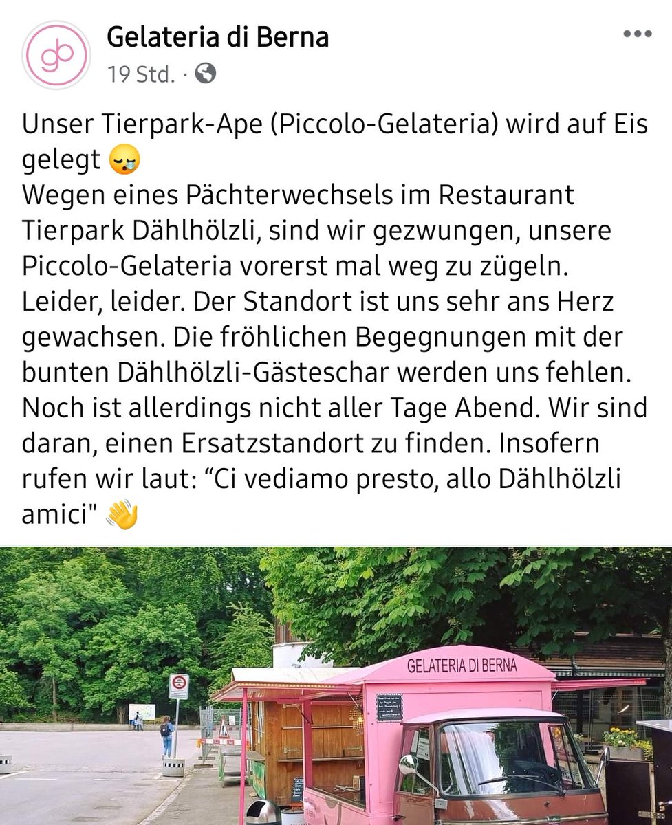 mcw_bern's tweet photo. Hallo?! Erde an @Bern_Stadt und @MA_Aebersold!? Alles OK in eurem (Albt)Raumschiff irgendwo weit weg vom All-Tag? #EisEisBaby! #Gelateria @tierparkbern https://t.co/CF2PdrpkL1