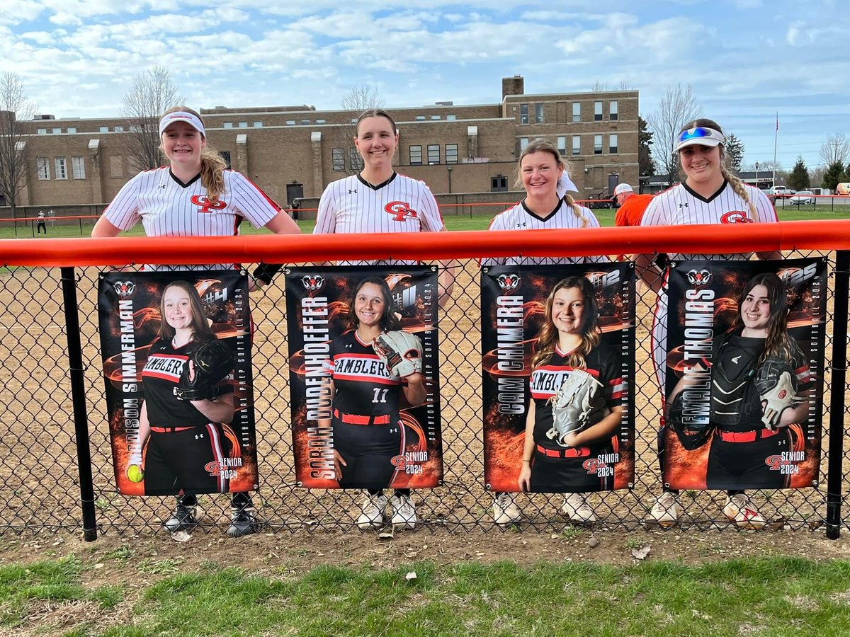 Thank you to these four seniors for everything they have given to the CP Softball program! Your dedication and commitment won’t be forgotten! Congratulations on your graduation!